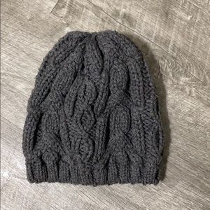 Faded glory knit grey hat